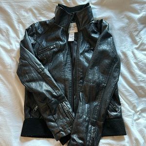 Women’s pleather jacket